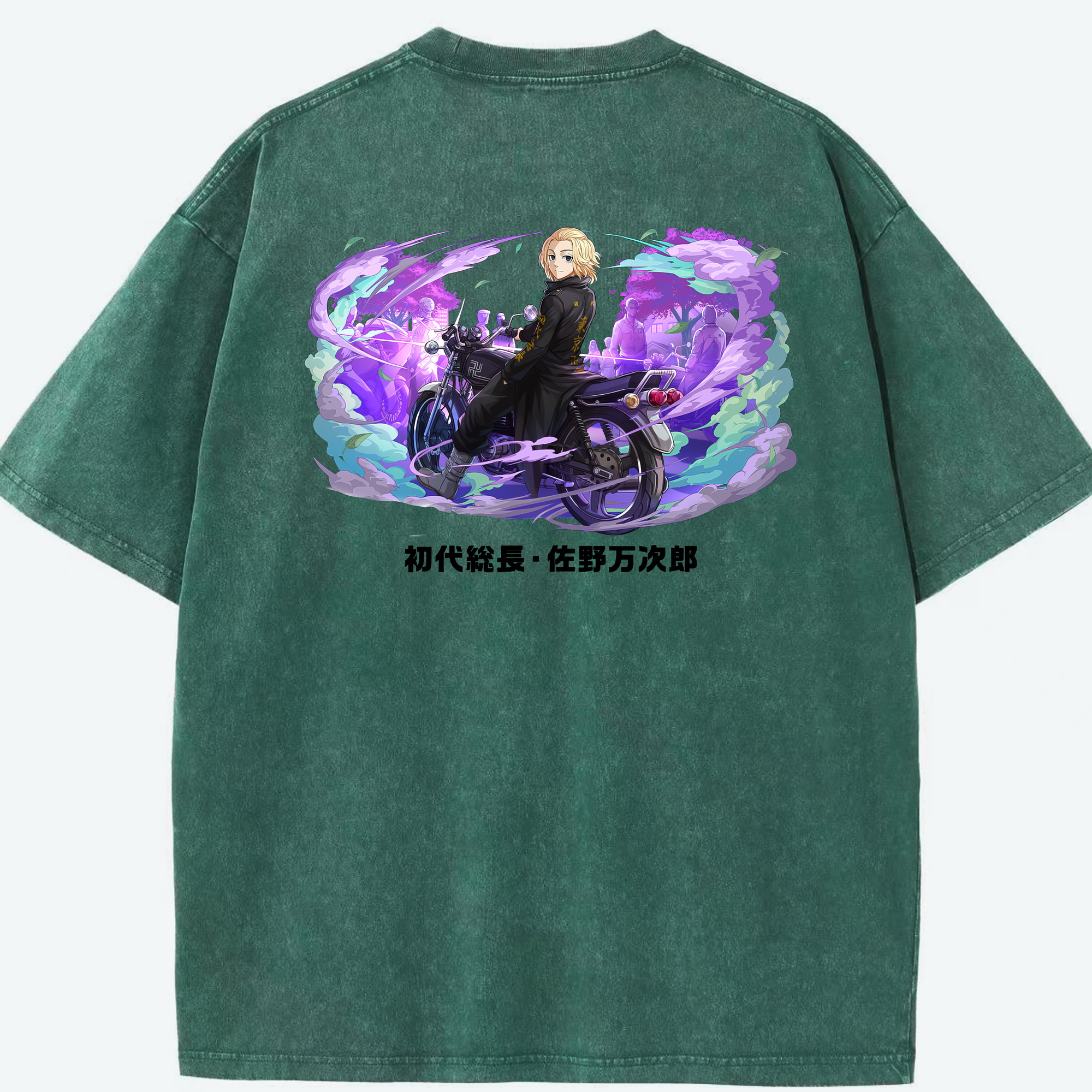 （画像用） 東京リベンジャーズ Tokyo Revengers 綿100% ヴィンテージ風 半袖Tシャツ（背面プリント）